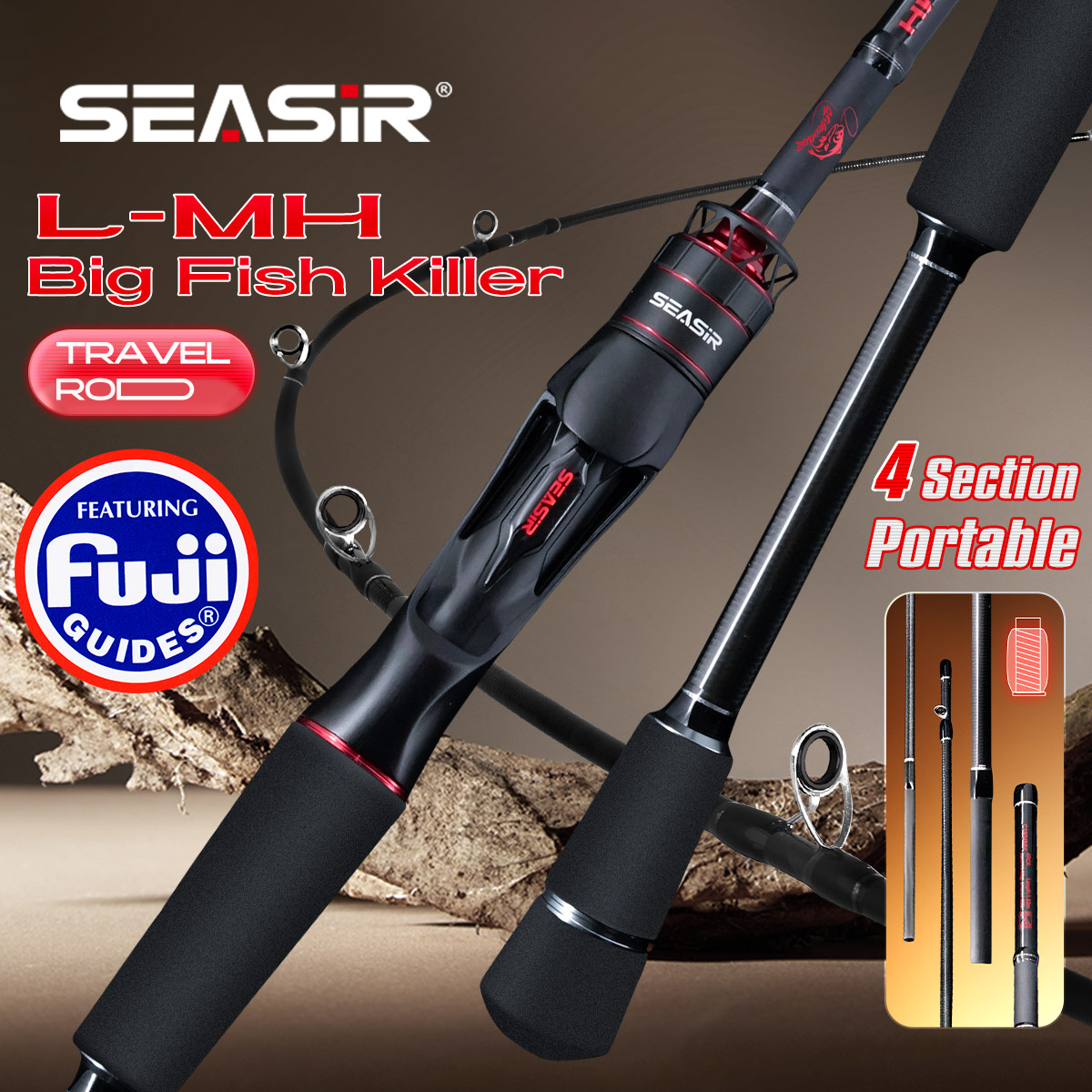 Fishing Rod Surf - Seasir Salminus XF M/MH Спиннинговая и