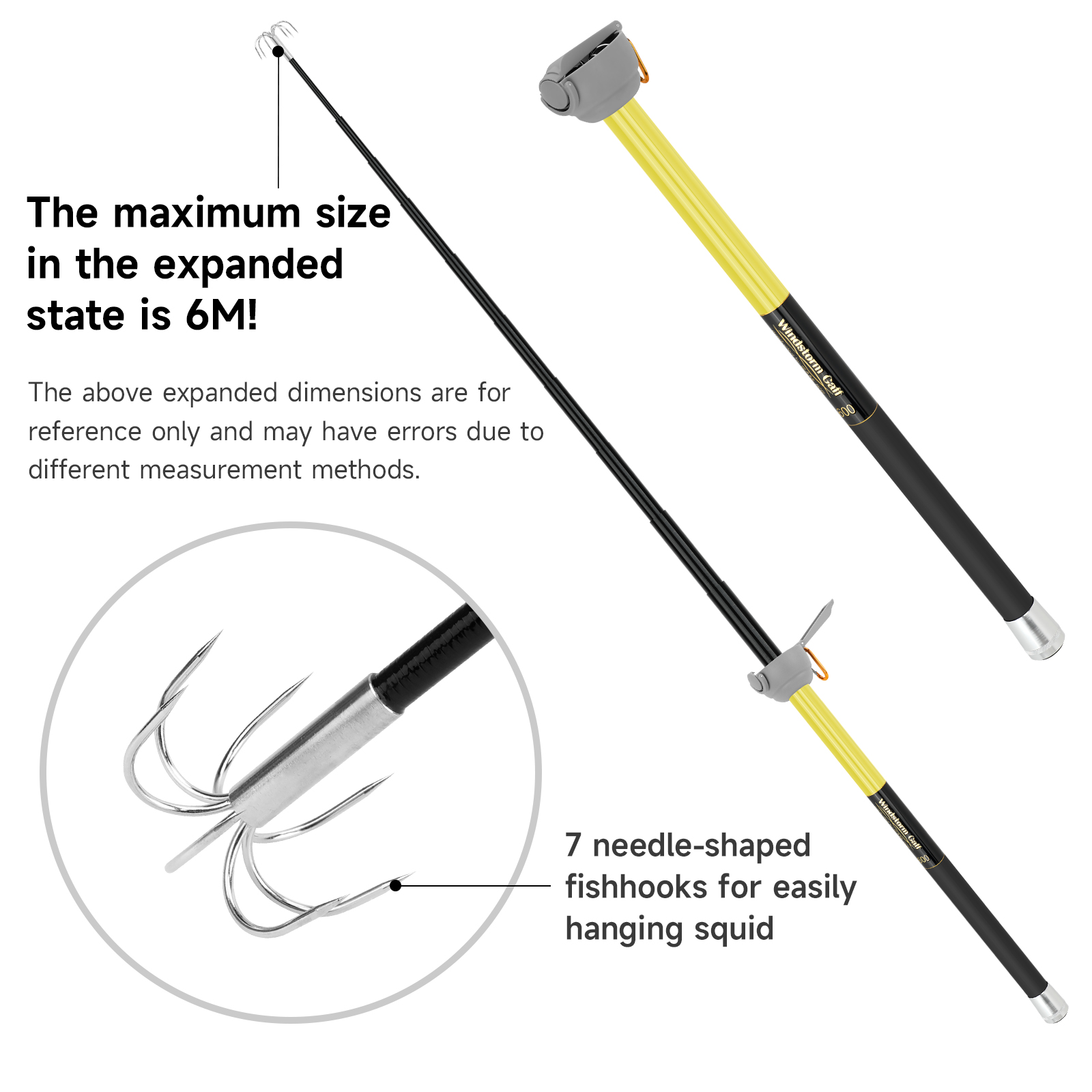 Удочка-телескоп SANLIKE 6M для – обзор и цена Fishing Rod Carbon Fiber