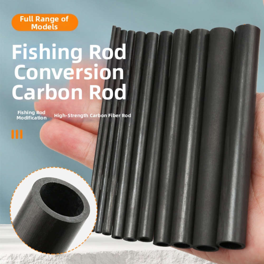 10-сантиметровая черная полая  – обзор и цена Fishing Rod Carbon Fiber