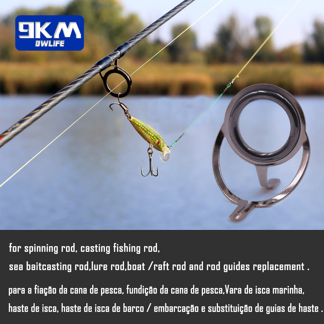 Направляющая для удочки, 9 ~ 2 – обзор и цена Fishing Rod Tip Replacement
