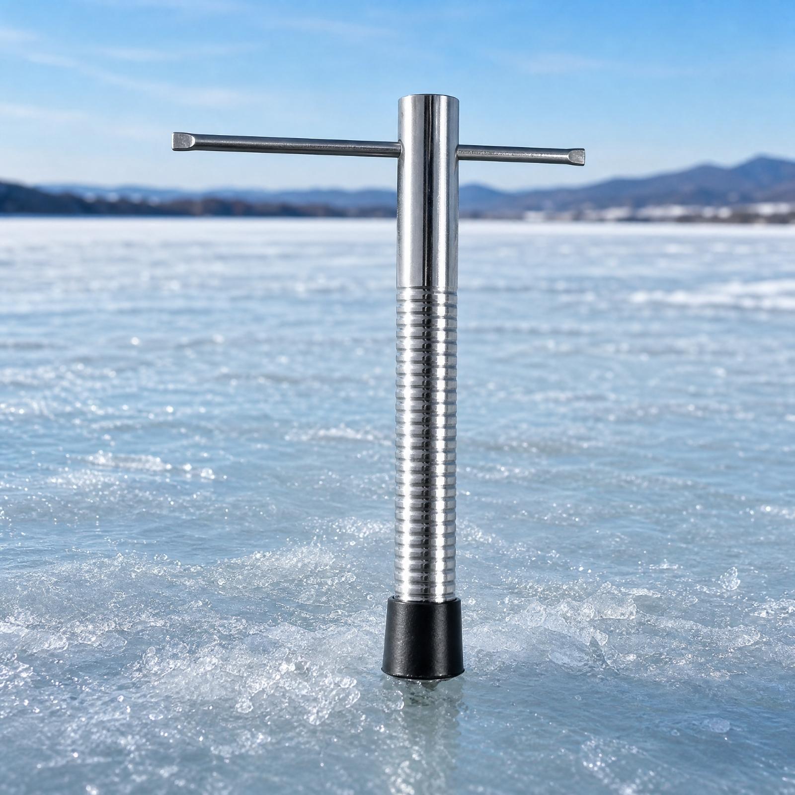 Компактный стальной ледобур дл – обзор и цена Fishing Rod Ice