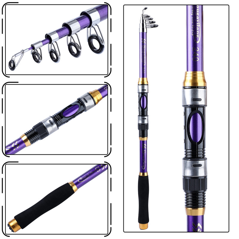 Удочка телескопическая из стек – обзор и цена Fishing Rod Surf