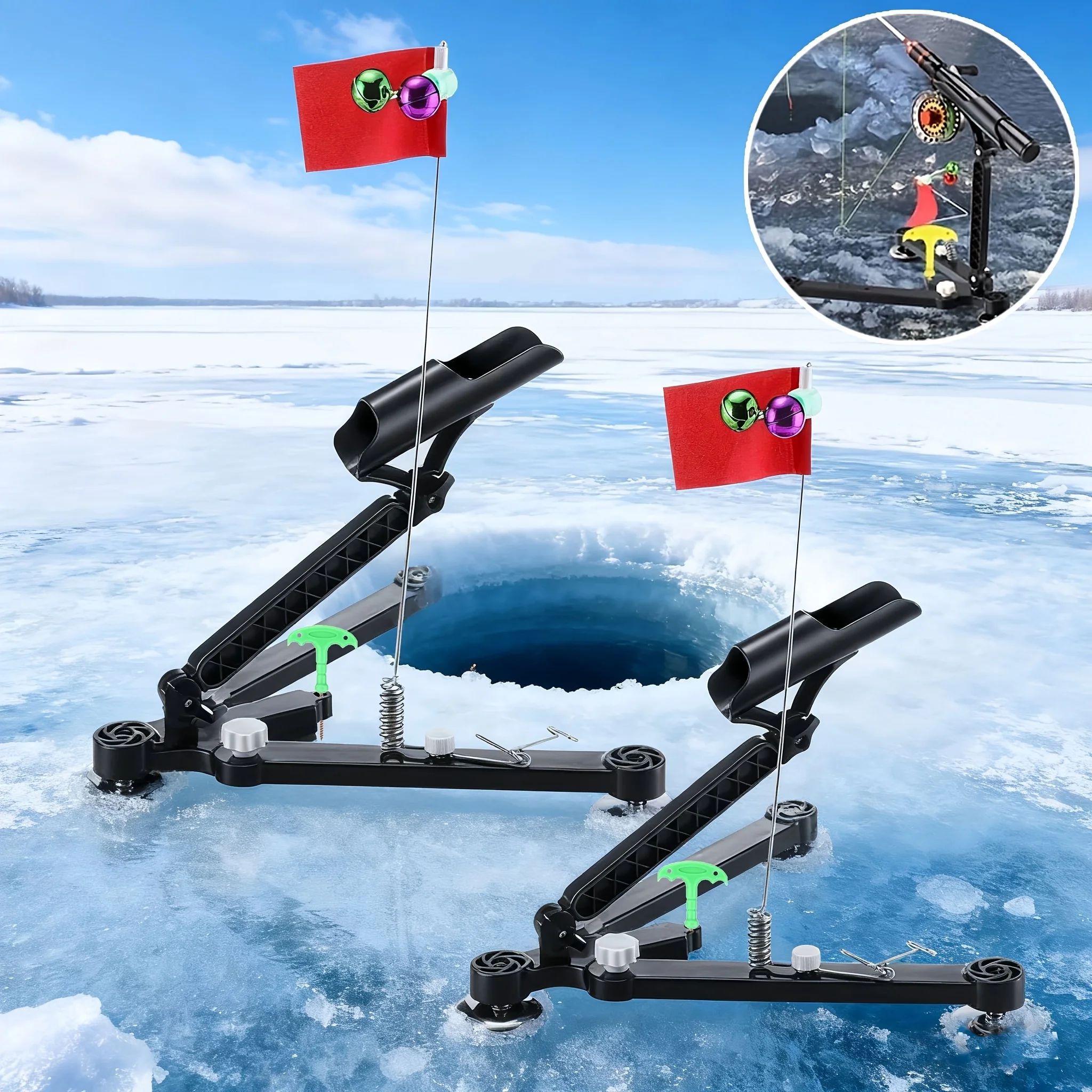 1 комплект: держатель для удоч – обзор и цена Fishing Rod Ice